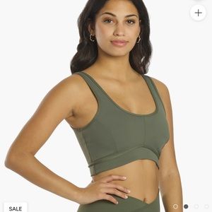All Fenix Rise Contour Yoga Sports Bra Olive Green XL